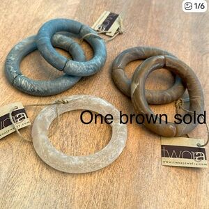 Designer, resin stone bracelet brand new